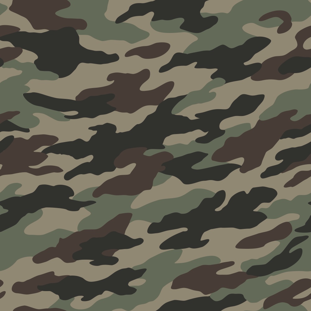 迷彩柄(3種カラバリセット)ベクター&PNG素材