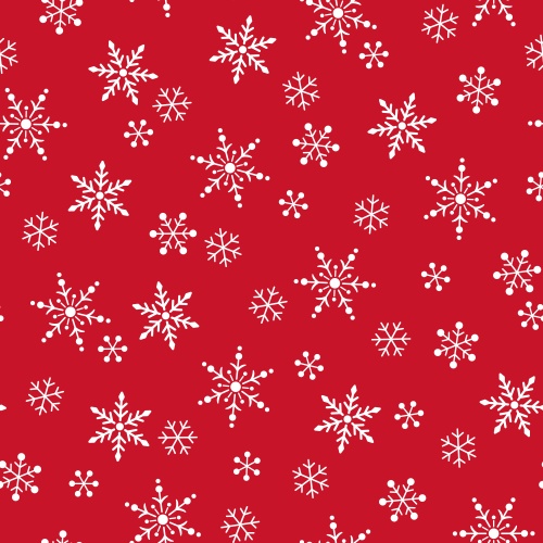 クリスマス/雪柄ベクター素材