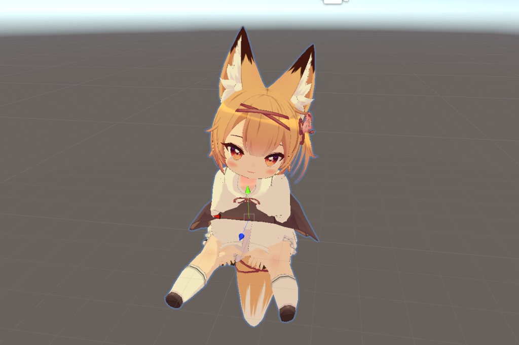 ペタ座りAFKモーション