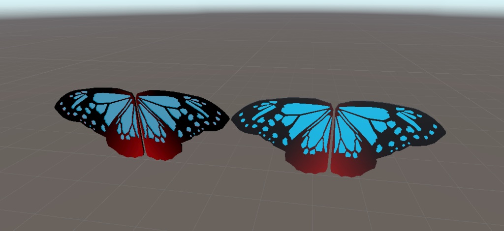羽ばたく蝶の羽 2 りんの小物置き Booth
