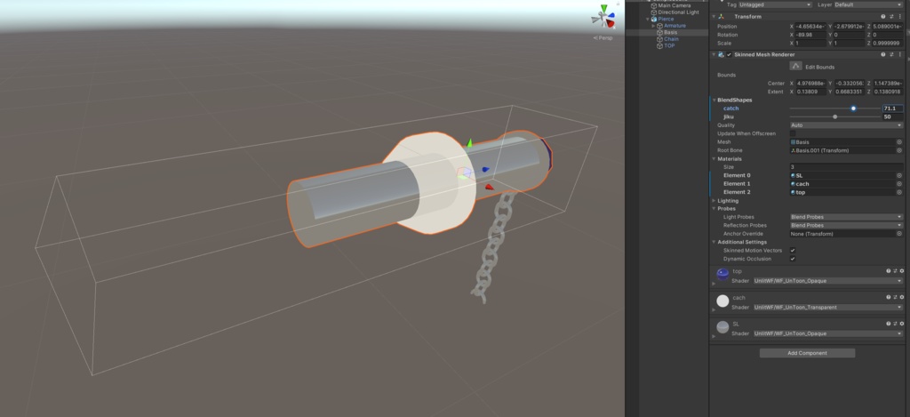ピアス トップ無し【PB対応】