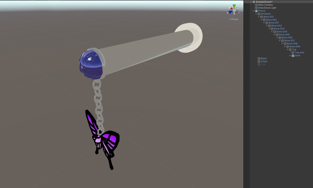 ピアス トップ無し【PB対応】