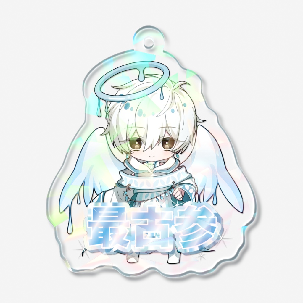 【デビュー限定】甘実かかお ホログラムアクリルキーホルダー 50 × 50mm