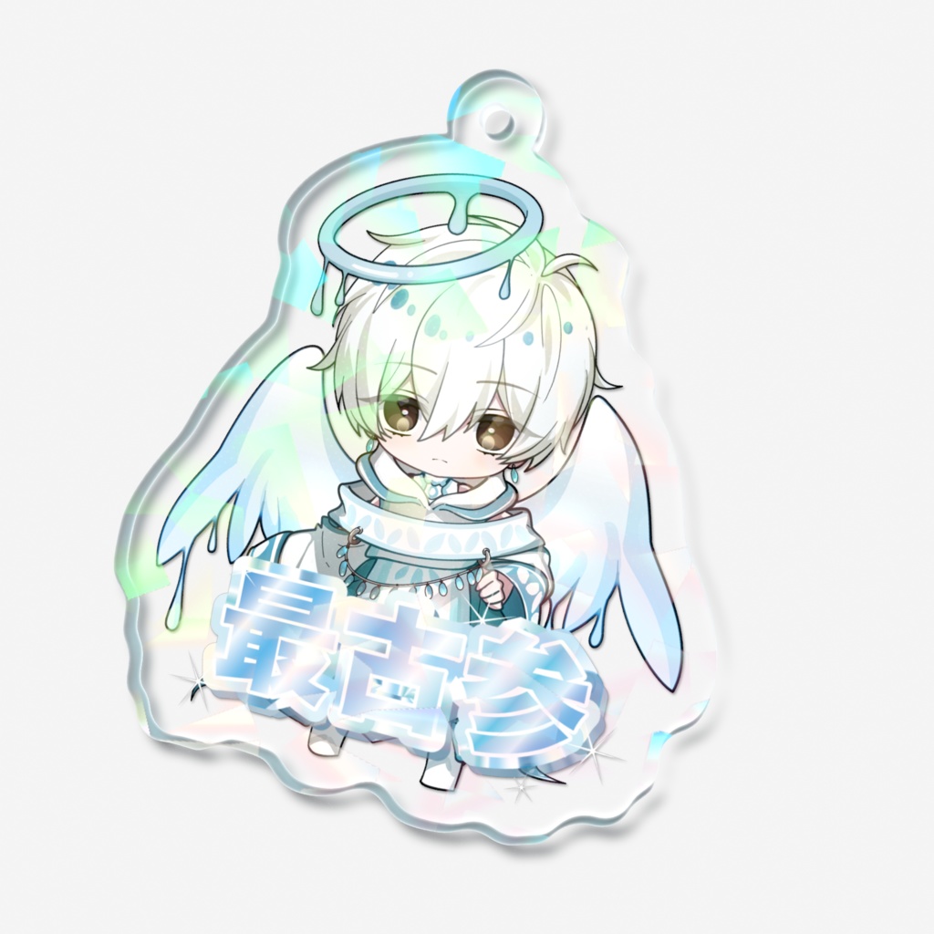 【デビュー限定】甘実かかお ホログラムアクリルキーホルダー 50 × 50mm