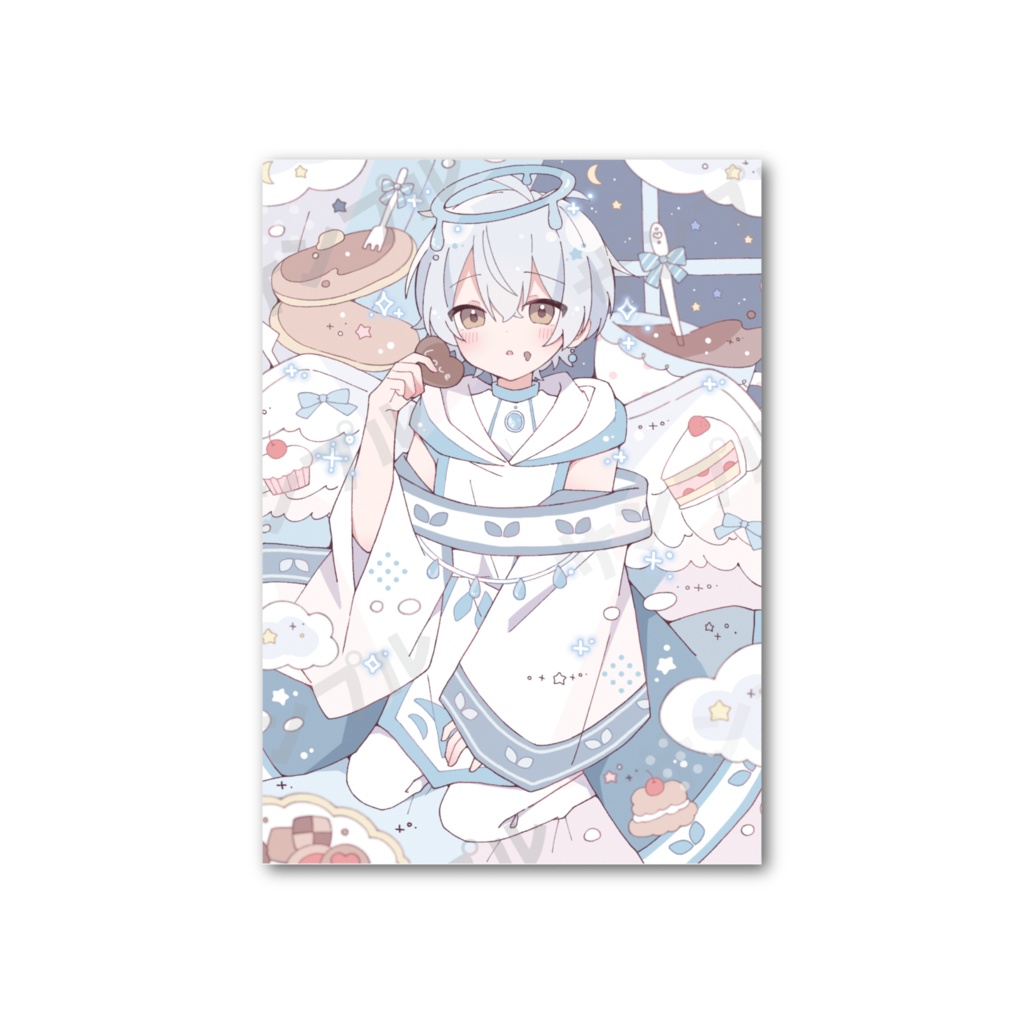 甘実かかお　フォト風カード　縦　片面