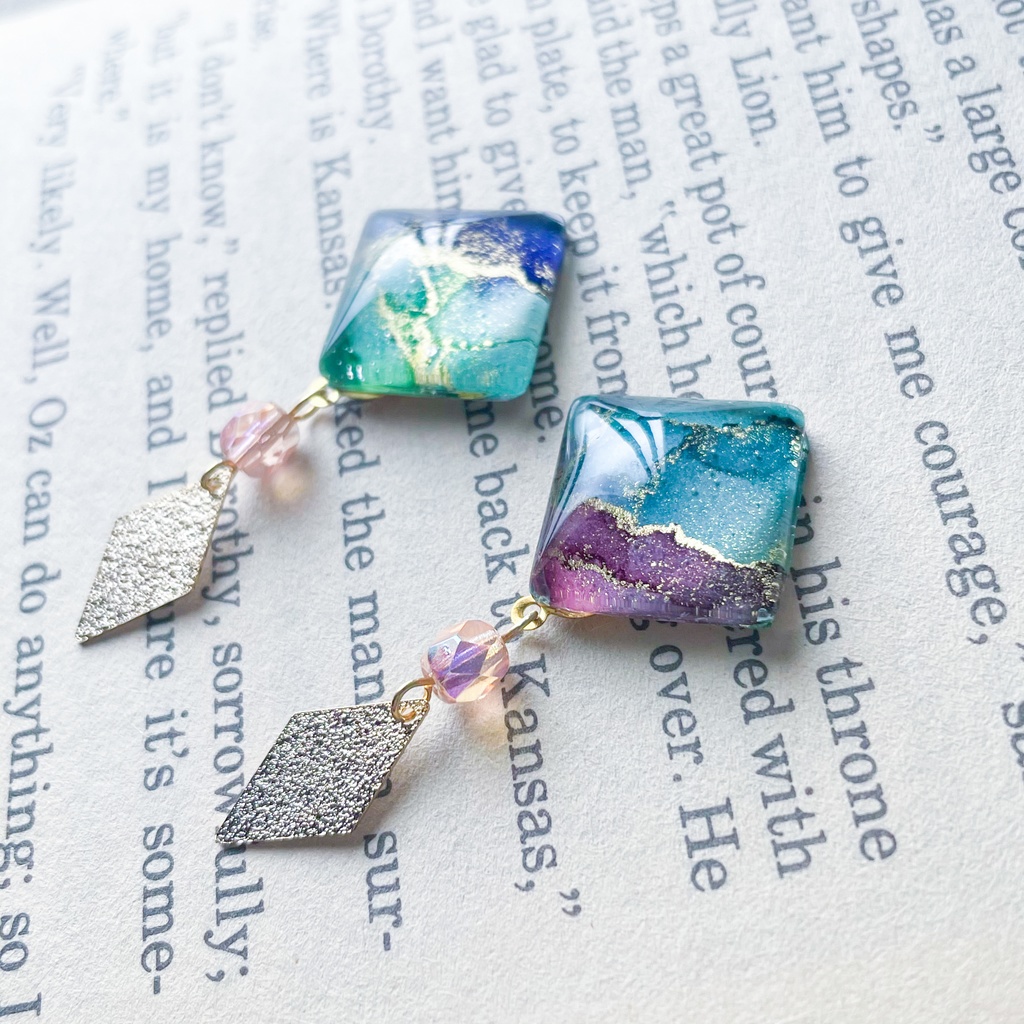 【原神】イメージイヤリング/ピアス(スクエア)