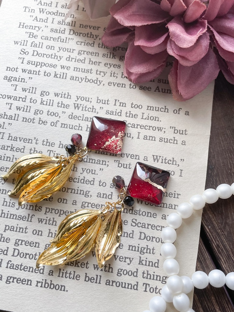 【原神】イメージイヤリング/ピアス(スクエア)