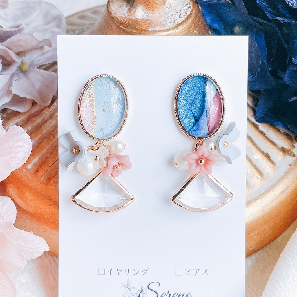 【原神】イメージイヤリング/ピアス(オーバル)