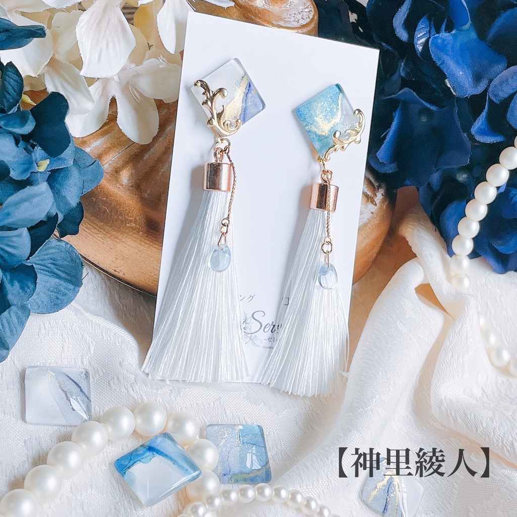 【原神】イメージイヤリング/ピアス(スクエア2)