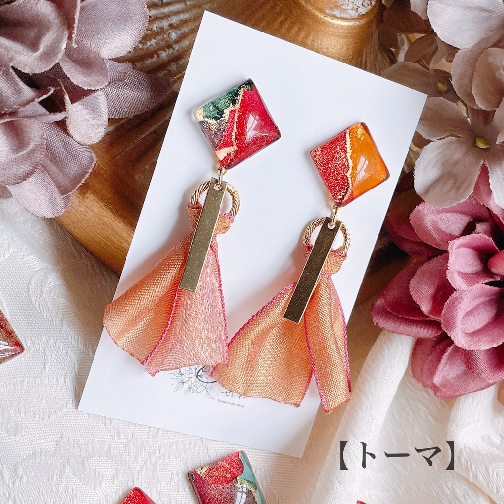 【原神】イメージイヤリング/ピアス(スクエア2)