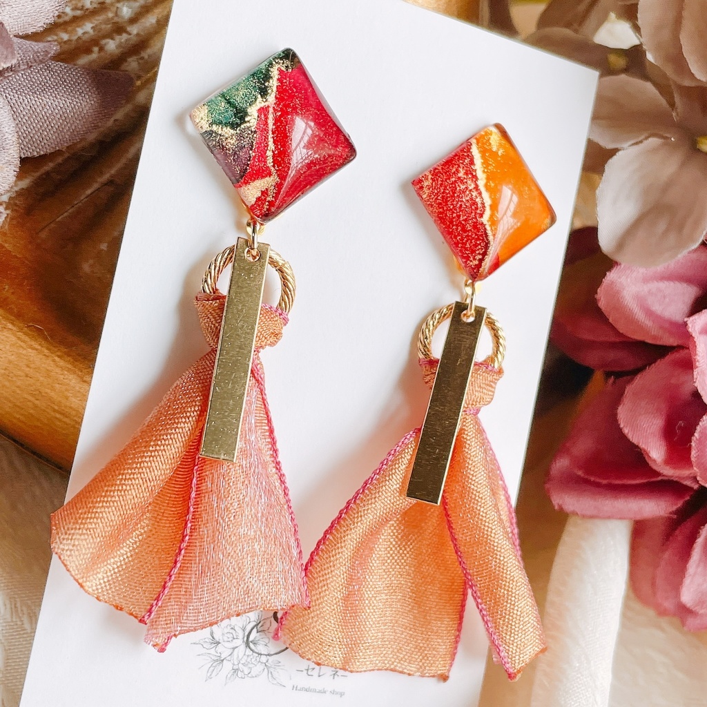 【原神】イメージイヤリング/ピアス(スクエア2)