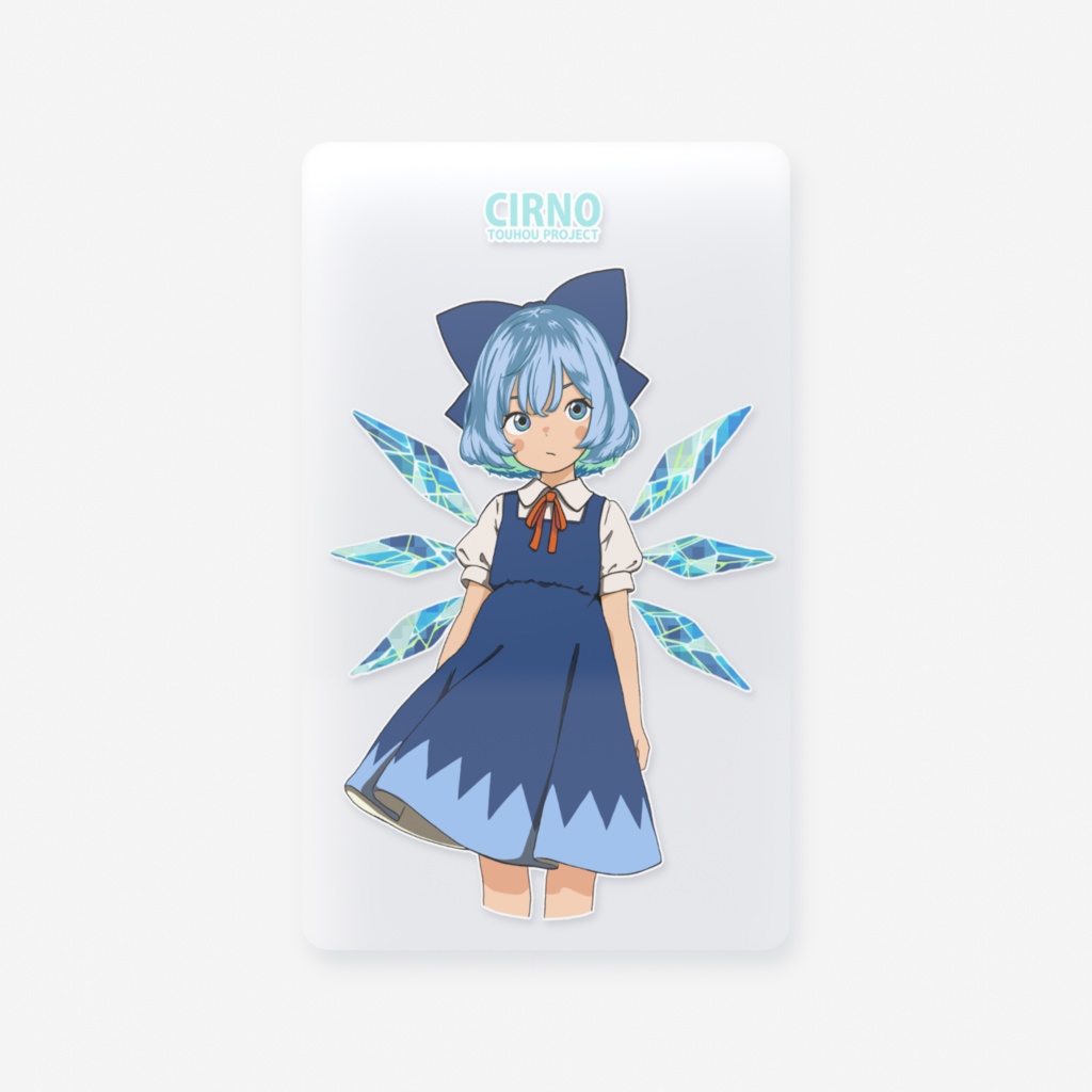 チルノ[CIRNO]_クリアカード/名刺サイズ（55 × 91mm）