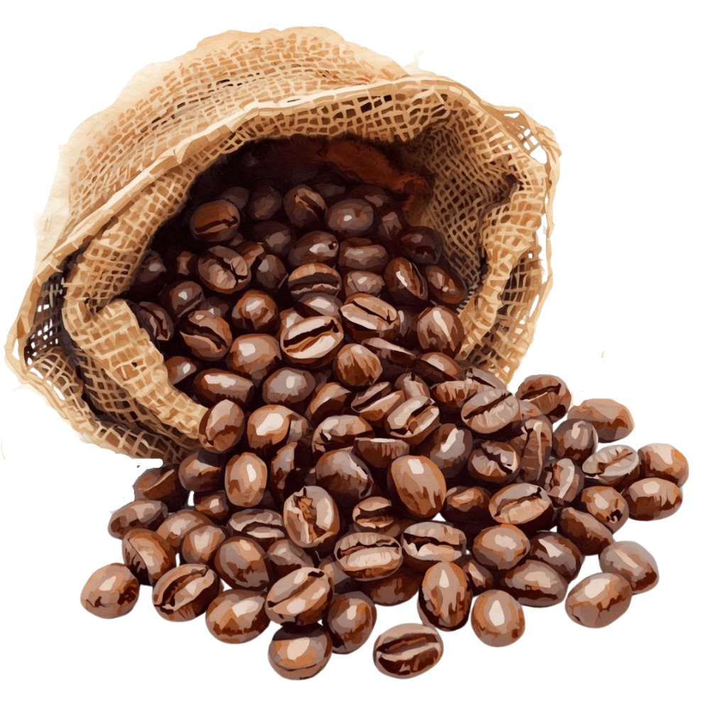 カフェモチーフの水彩クリップアート 20点