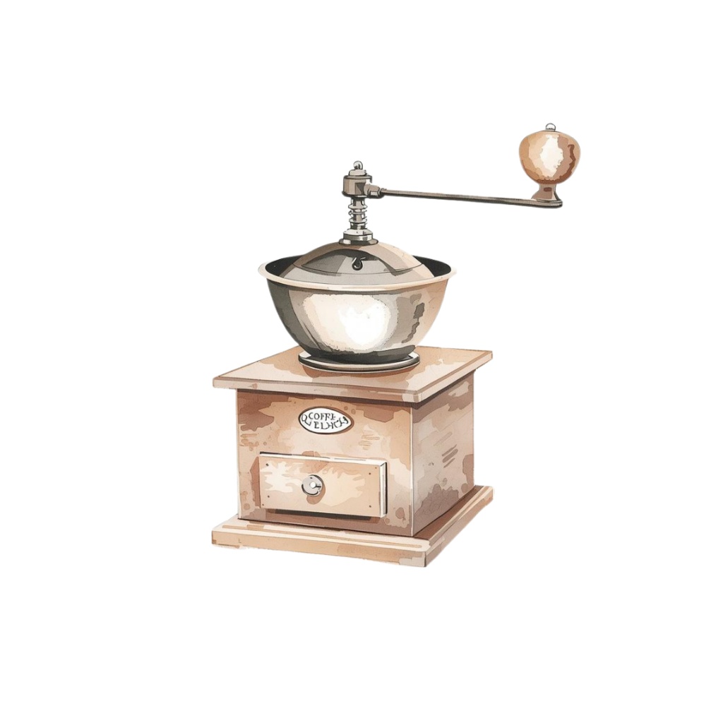 カフェモチーフの水彩クリップアート 20点