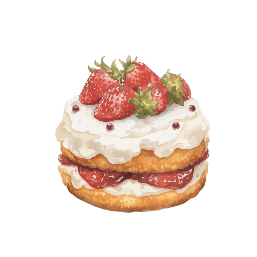 カフェモチーフの水彩クリップアート 20点