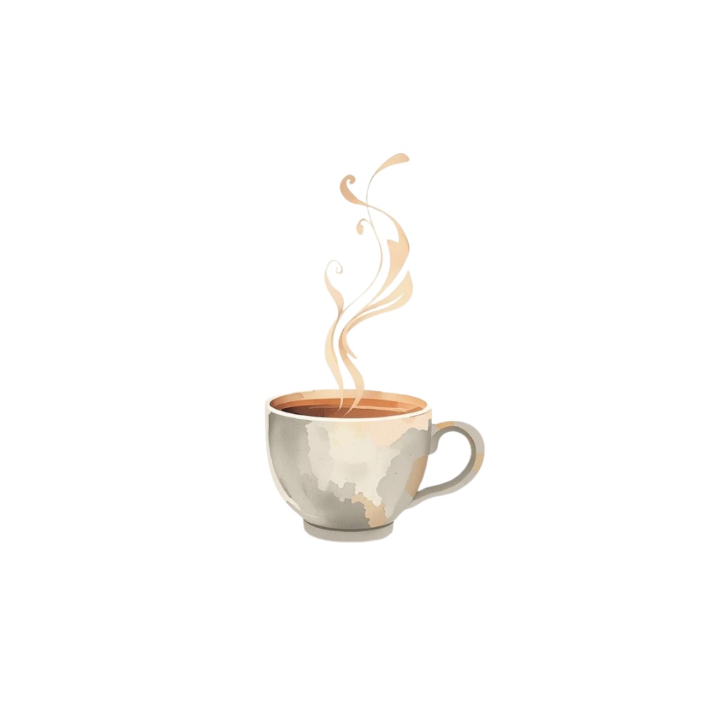 カフェモチーフの水彩クリップアート 20点