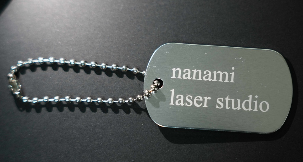 ドッグタグ 名入れ刻印|アルミタグ カスタマイズ