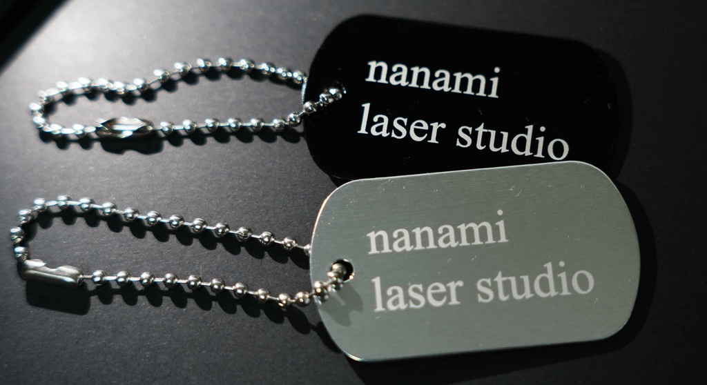 ドッグタグ 名入れ刻印｜アルミタグ カスタマイズ