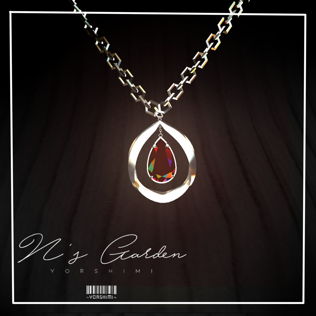 [3Dモデル]Dewdrop Necklace
