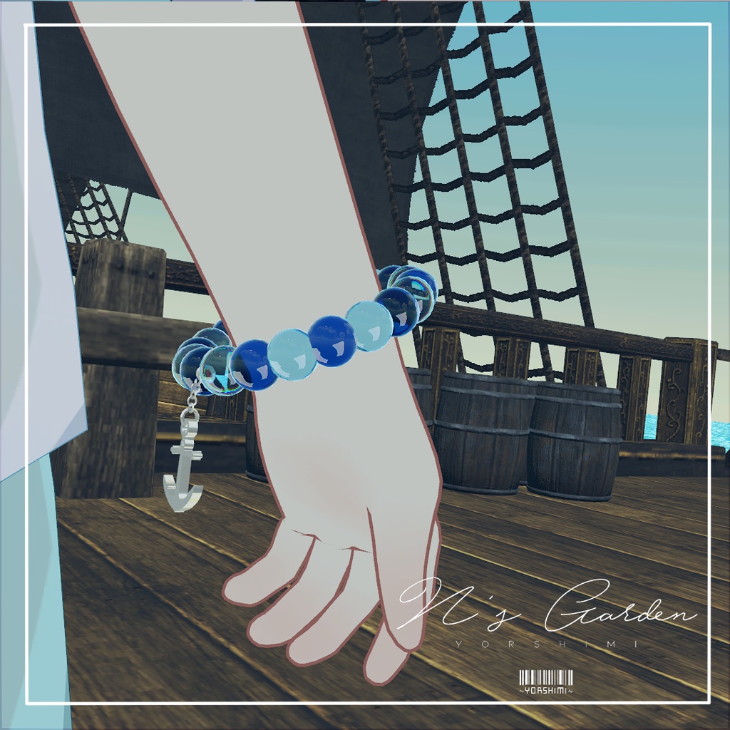 [3Dモデル]Anchor Bracelet