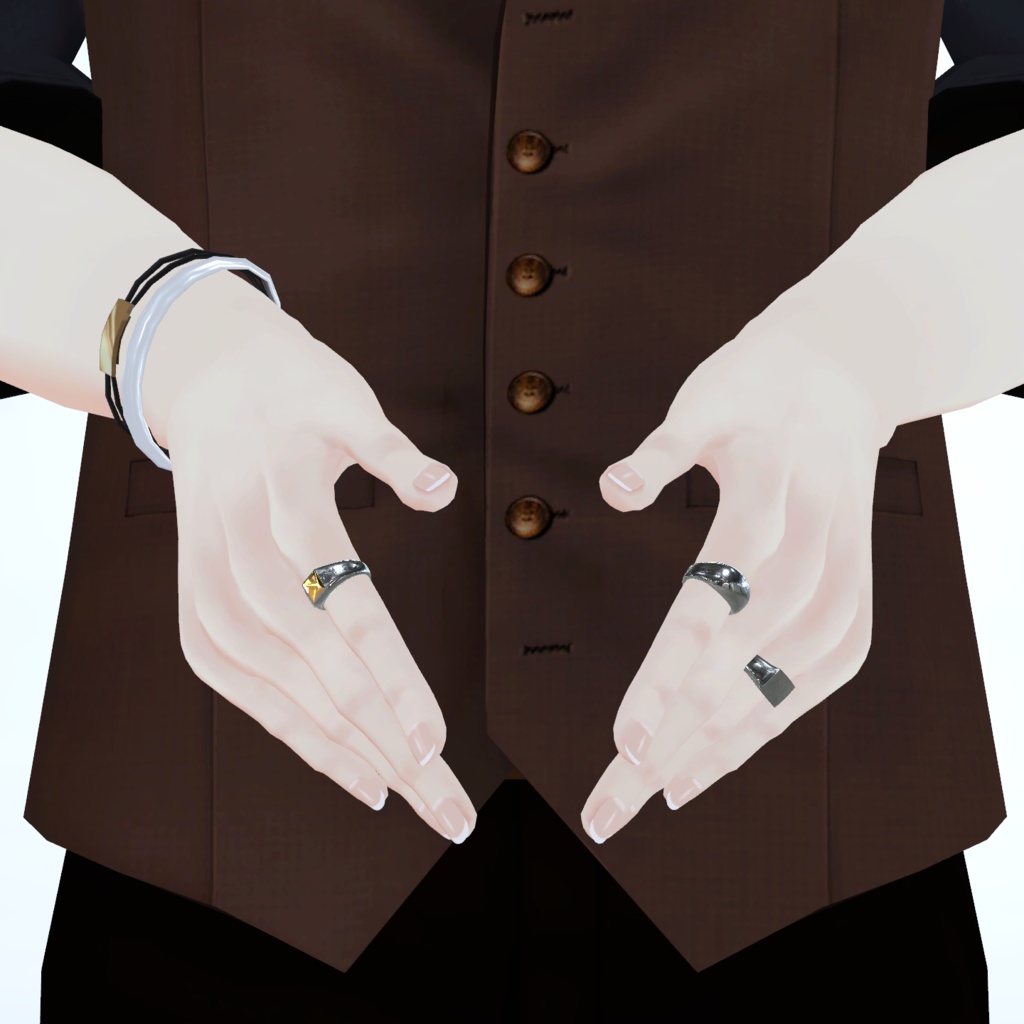 SQUARE RING SET*リングセット*VRC向け