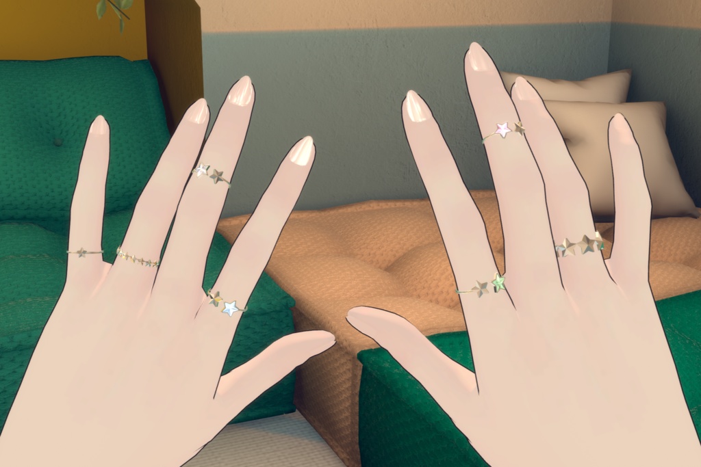 Star Ring Set*スターリングセット*VRC向け