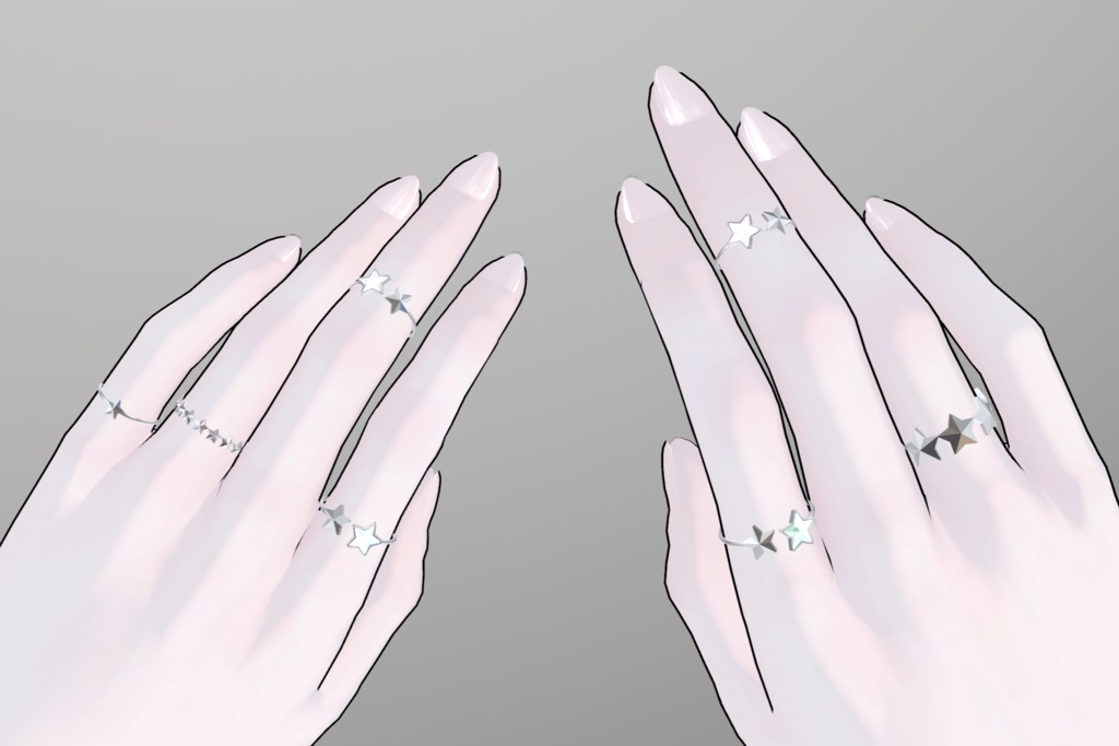 Star Ring Set*スターリングセット*VRC向け