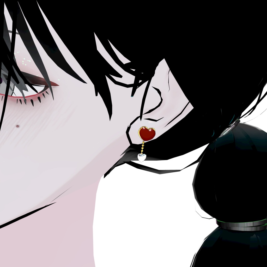 【バレンタイン無料配布中】Heart Earrings*ハートイヤリング*VRC向け