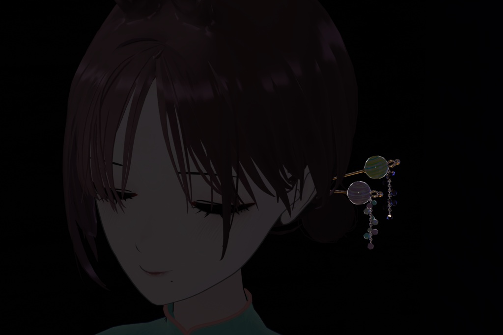とんぼ玉かんざし*VRC向け