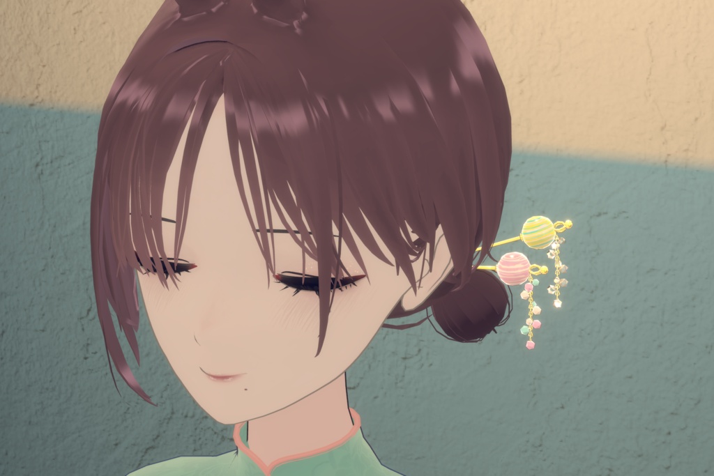 とんぼ玉かんざし*VRC向け