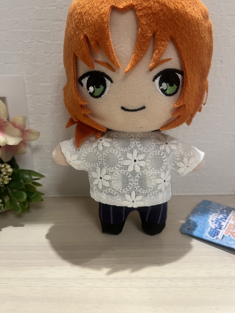 ぬい服 グレンチェック 刺繍トップスセット あんスタ