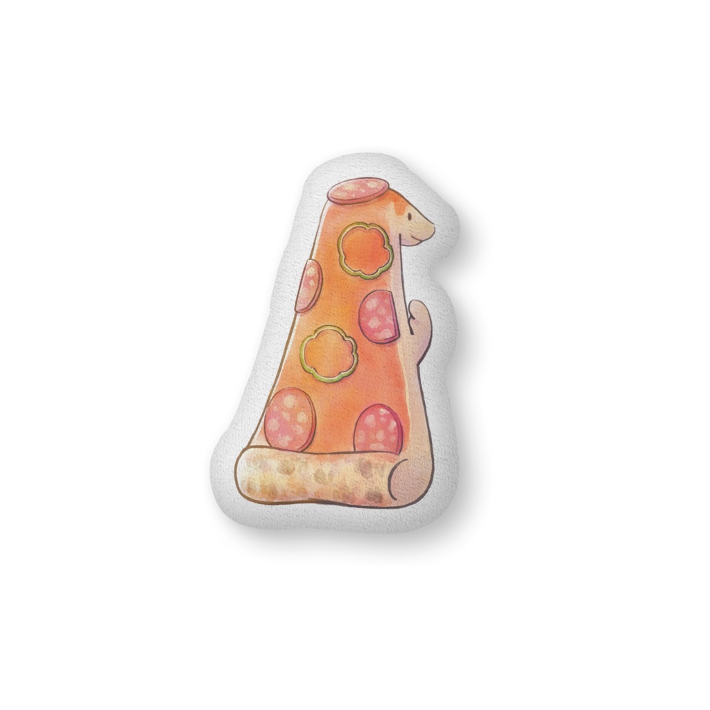 ピザのおばけ　ふかふかクッション