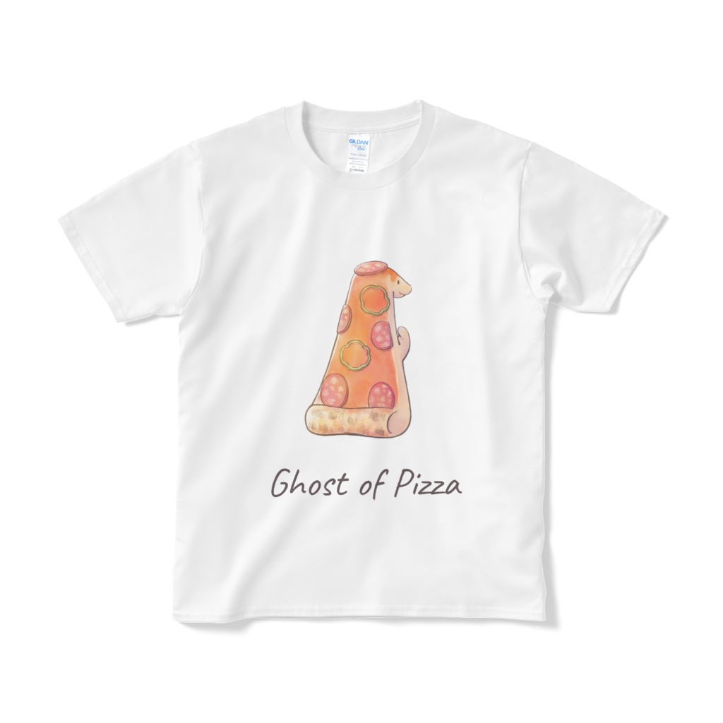 ピザのおばけ（アメリカン）　Tシャツ