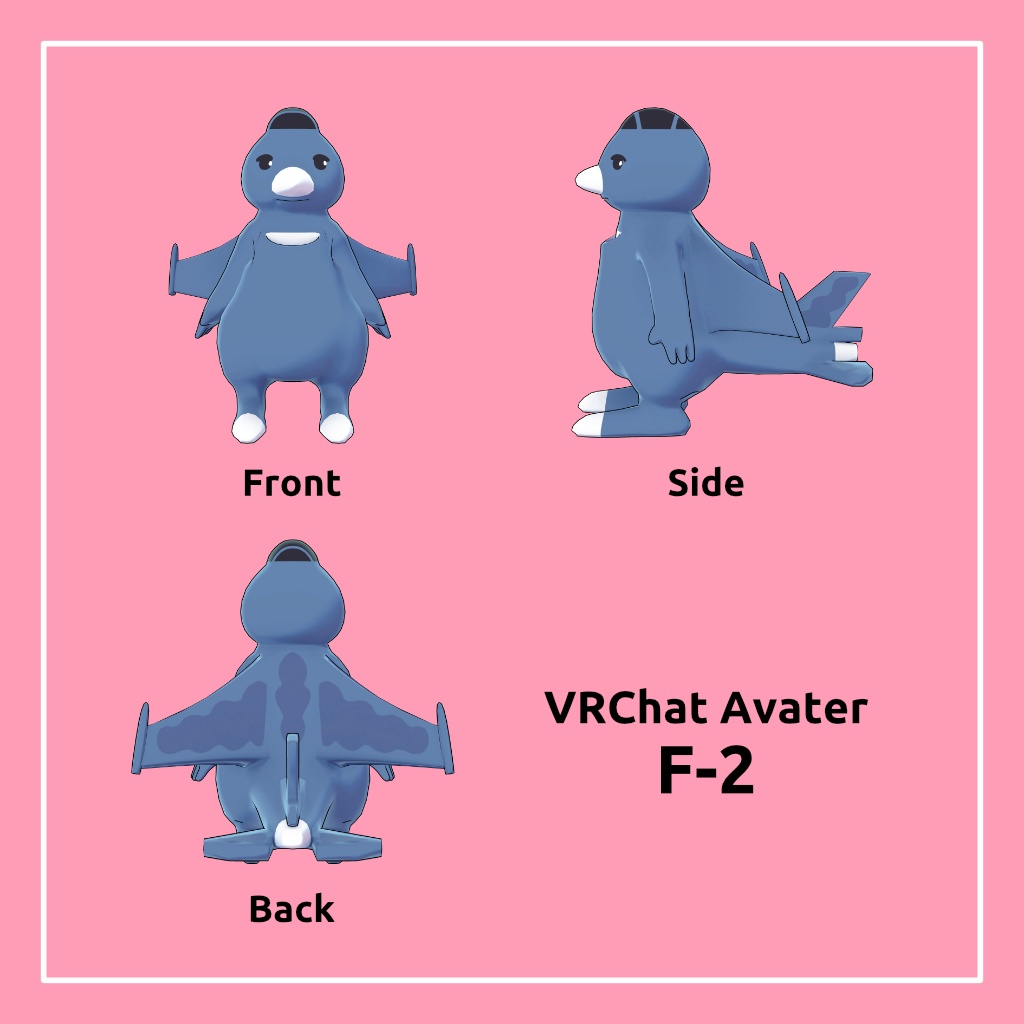 オリジナル3Dモデル「F-2」