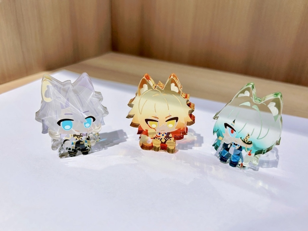 崩壊スターレイル　超厚！　自立ミニアクスタ　アナイクス　モーディス　ファイノン