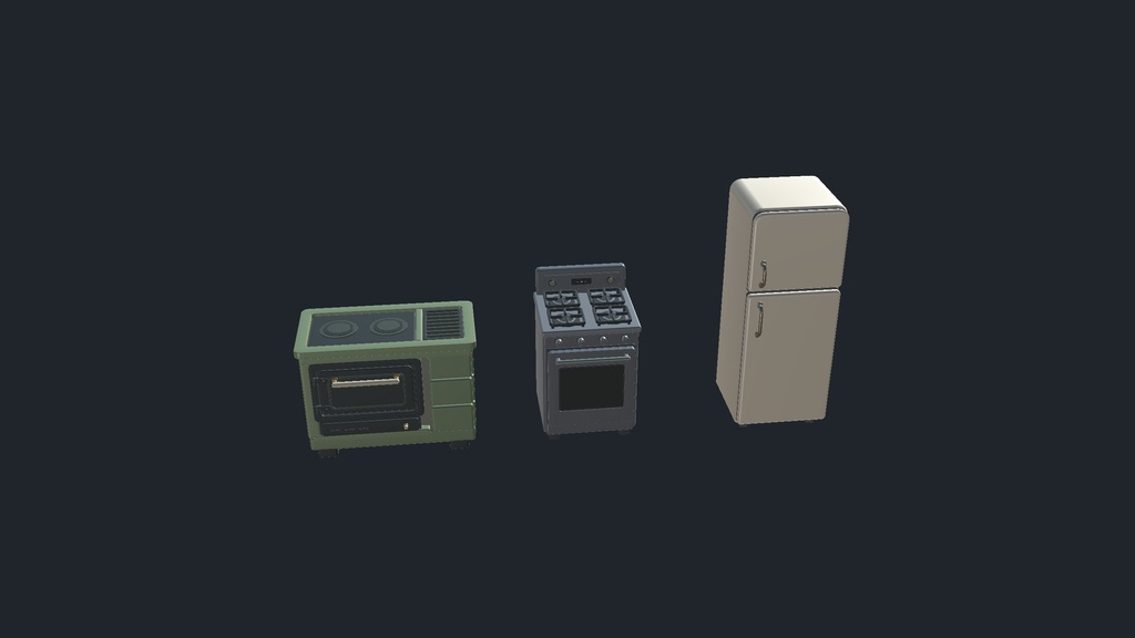 Cozy Household Interiors|Unity用 家具・生活小物 53 Prefab構成