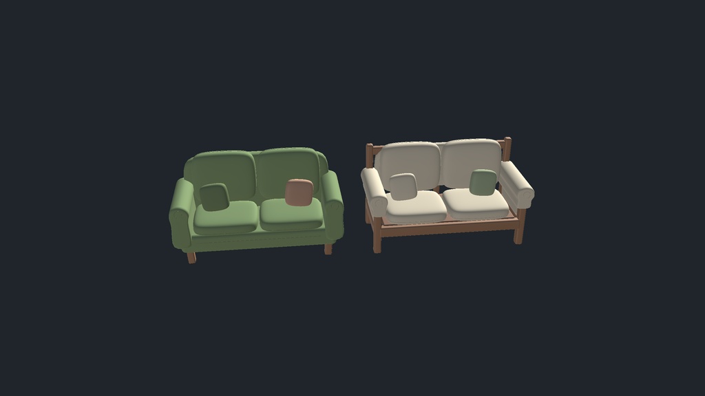Cozy Household Interiors|Unity用 家具・生活小物 53 Prefab構成