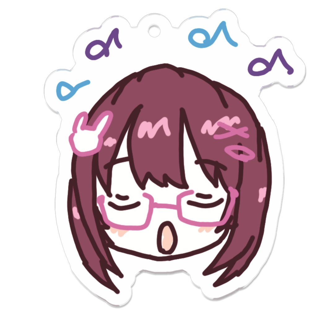 アクリルキーホルダー　Ｆ