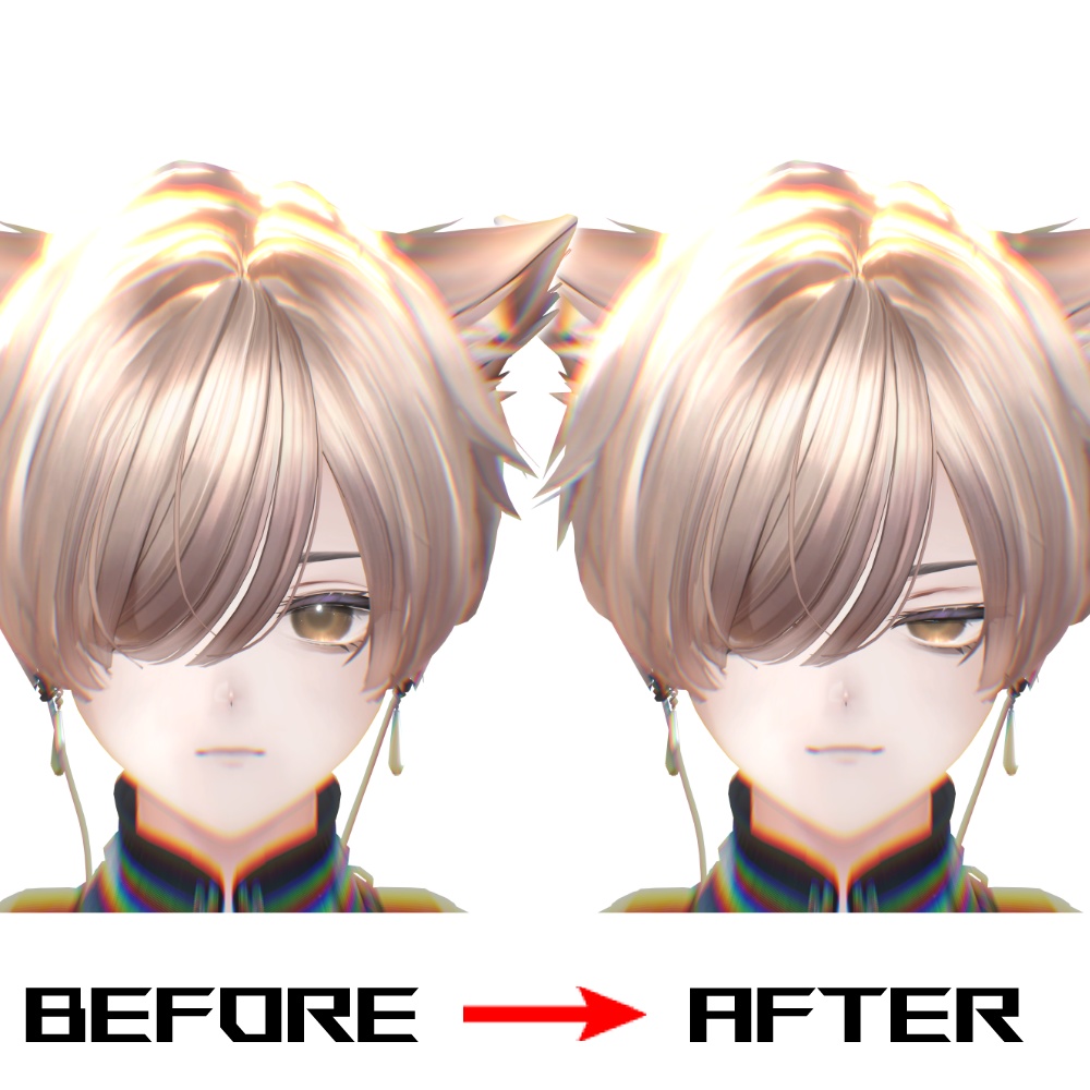 【無料配布】アルエ専用 BlendShapes値(簡単導入ツール付き)