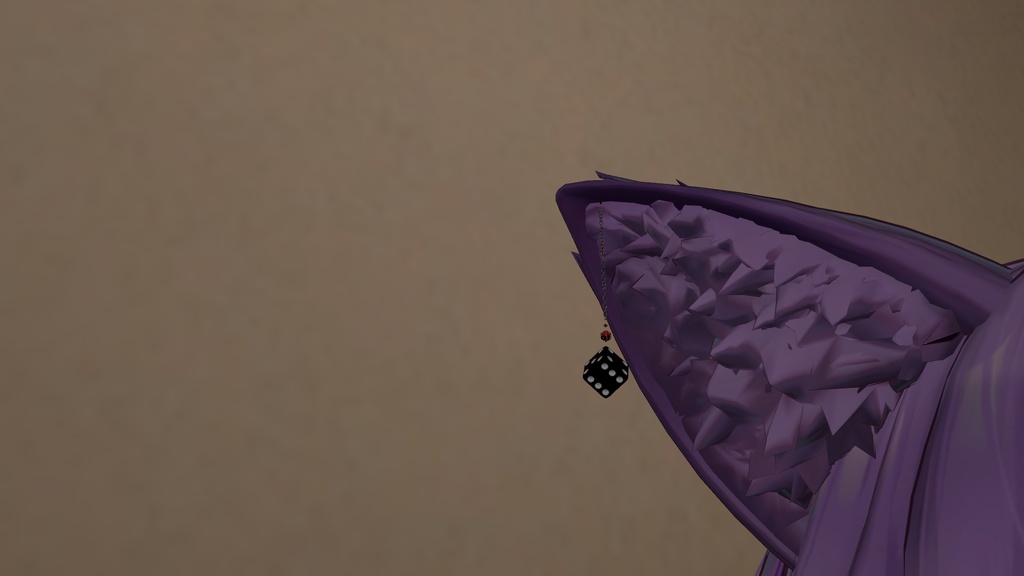 【VRChat向けアクセサリー】ペンディエンテスシャイツ (ギミック付き)