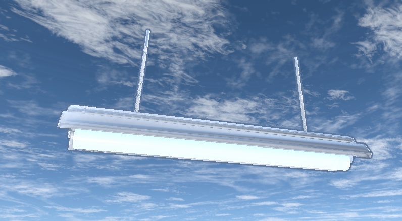 日本の駅ホーム(無人)3Dモデル