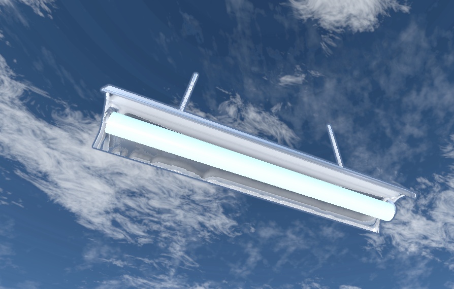 日本の駅ホーム(無人)3Dモデル