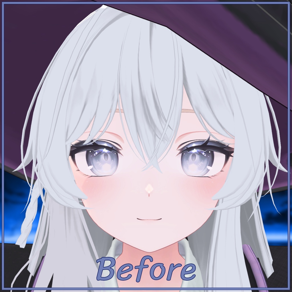 【しなの専用】 Elaina Eye Texture & Face Blendshapes