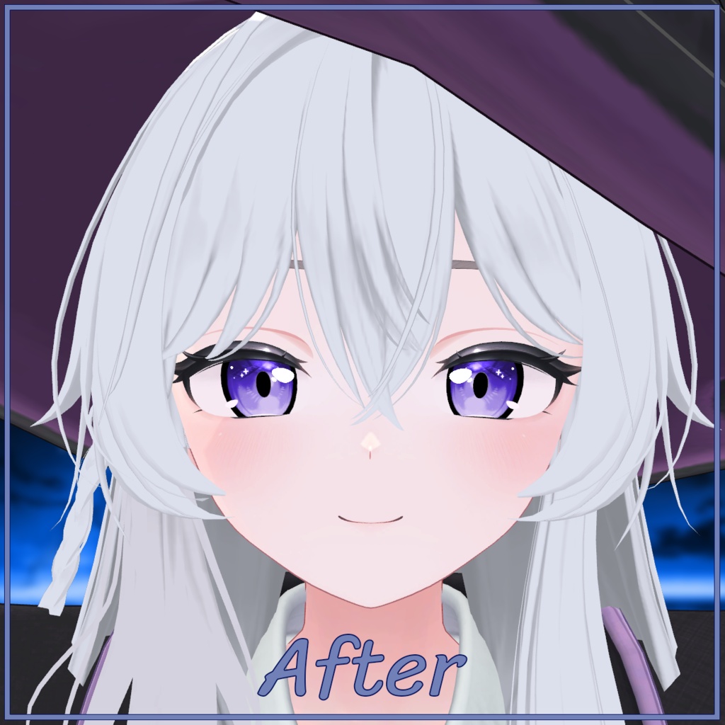 【しなの専用】 Elaina Eye Texture & Face Blendshapes