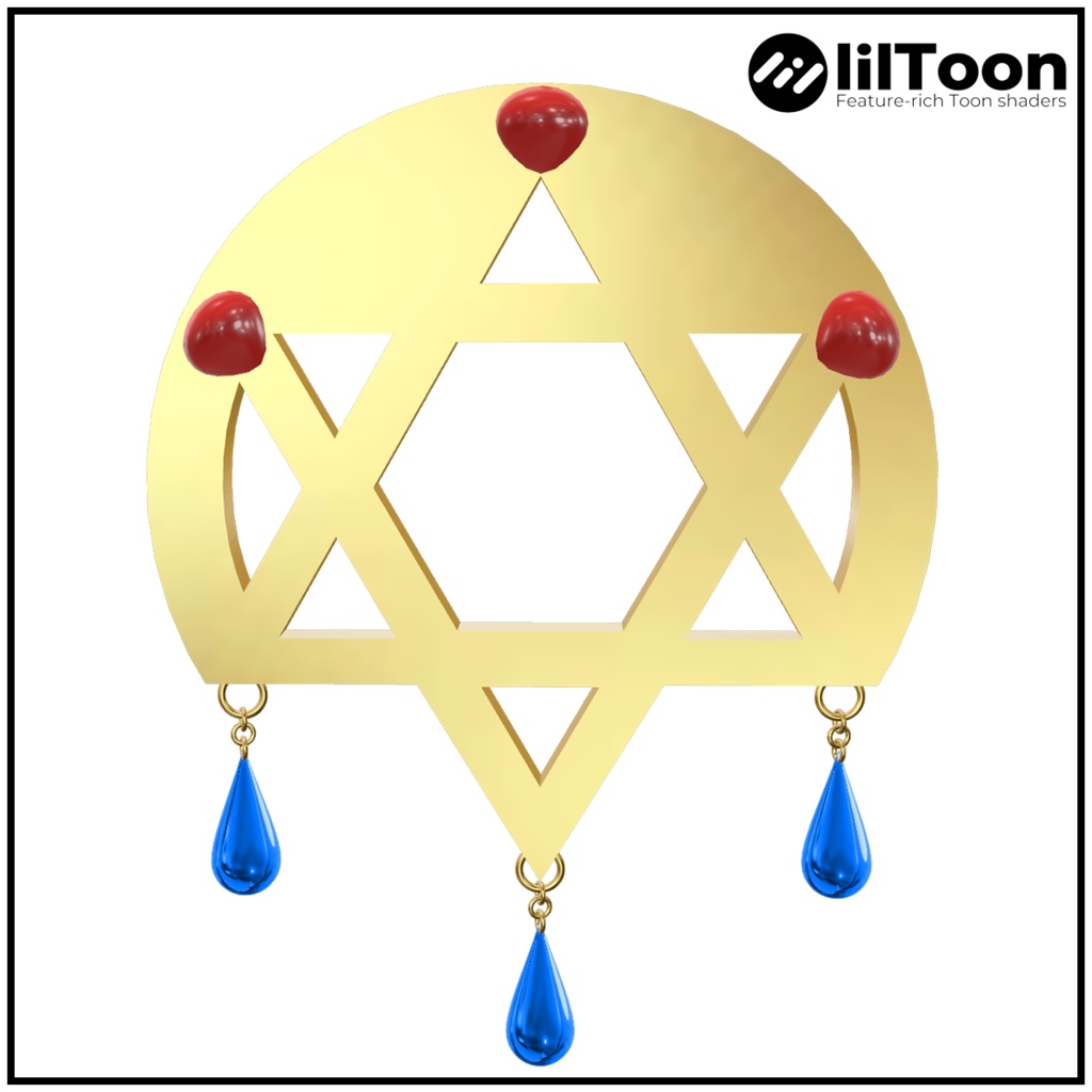 3D イレイナのブローチ / 魔女のブローチ (3D Elaina's Brooch / Witch's Brooch)