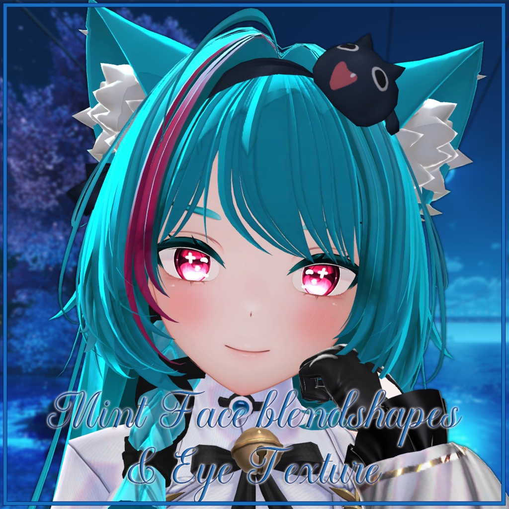 【まよ専用】Mint Eye Texture & Face Blendshapes