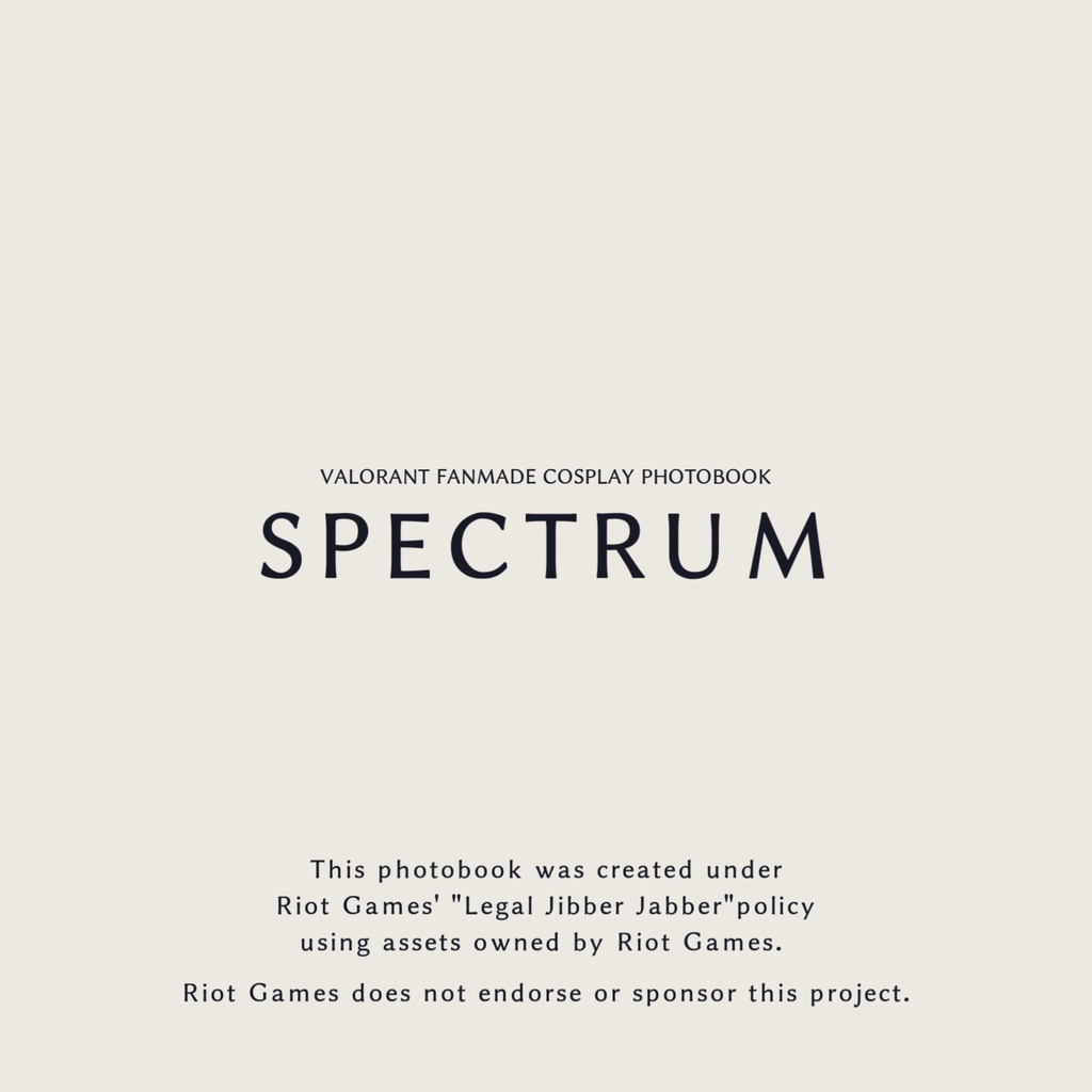 【VALORANTコスプレ写真集】SPECTRUM