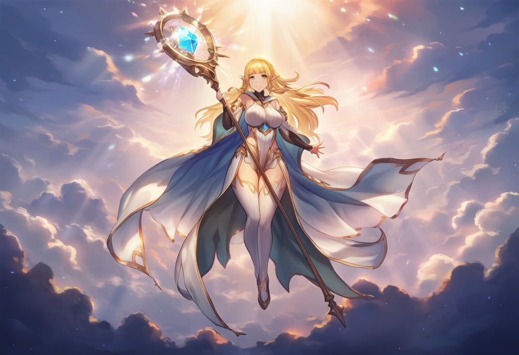 金髪エルフ × ダークファンタジー