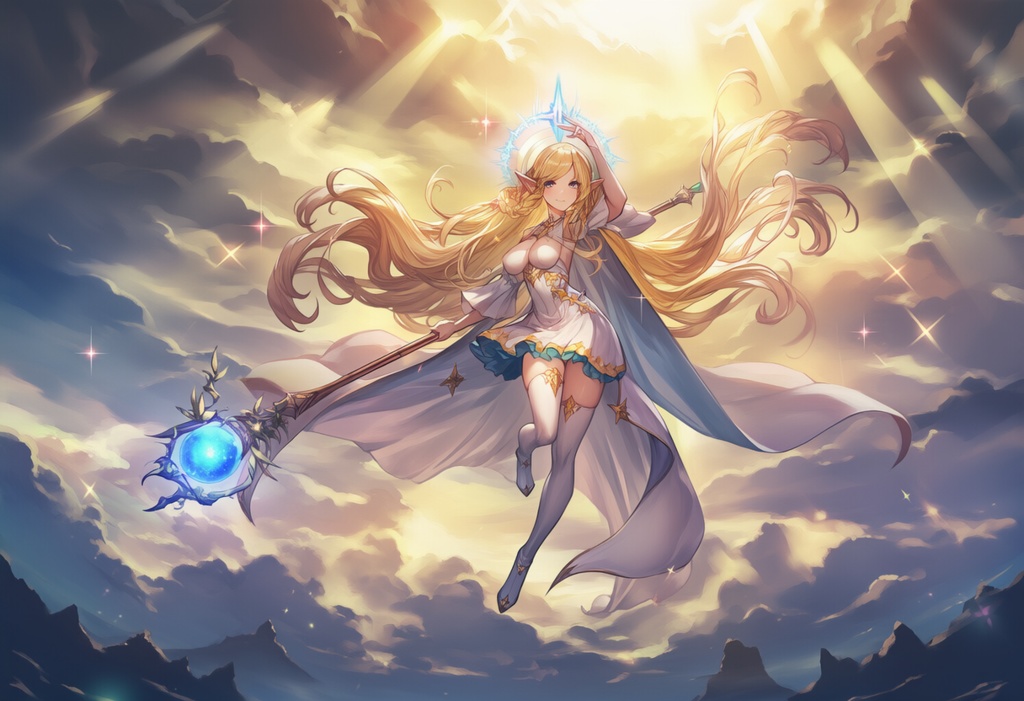 金髪エルフ × ダークファンタジー