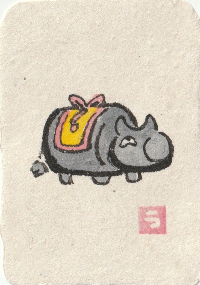 ミニ複製画【干支】